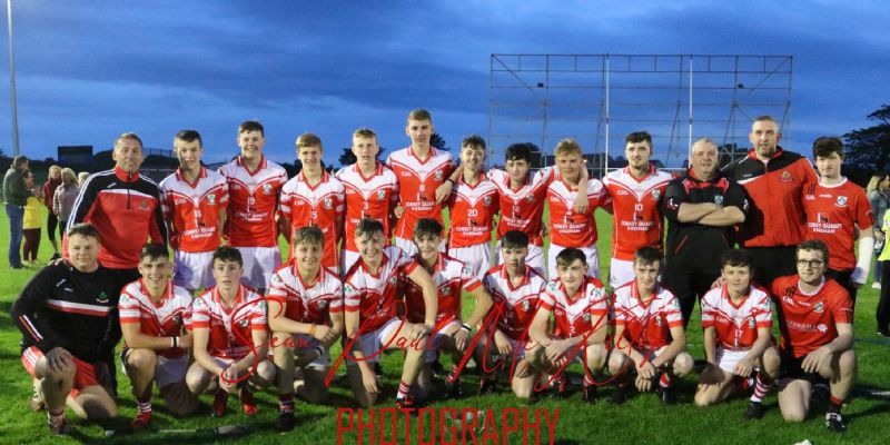 Congrats to the Minor Hurlers; Darragh Cup winners 2019 (Pic from Sean Paul McKillop)